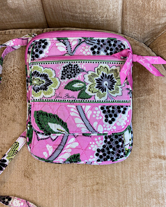 Vera Bradley Pink Paisley 2000's Cell Phone Purse