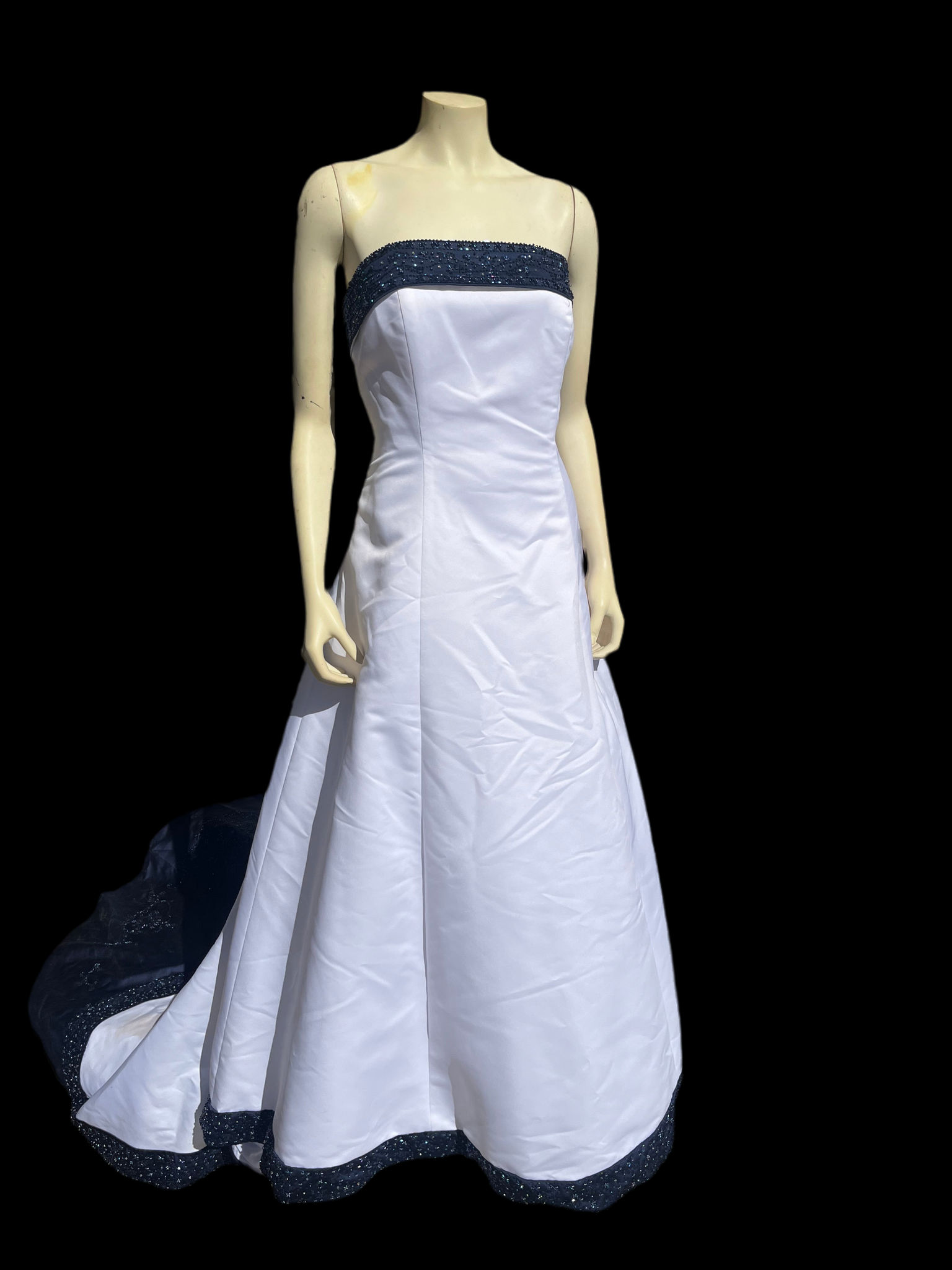 david's bridal black and white wedding dress White wedding dresses are classic, but they're far from the only option Tap the link in our bio to explore more one-of-a-kind looks for the modern bride! : @davidsbridalsac Style #WG3979