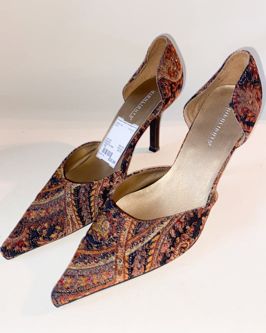 Carpet-Fabric Heels