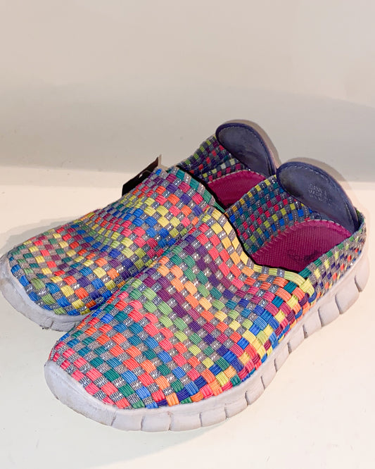 Rainbow Woven Loafers