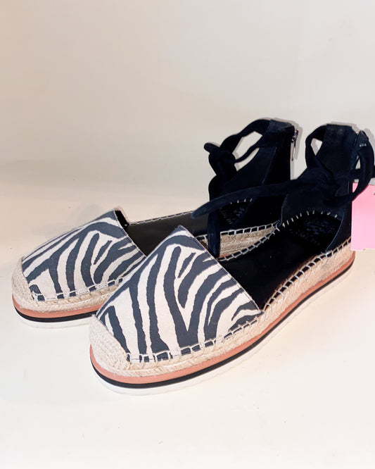 Vince Camuto Zebra Espadrilles