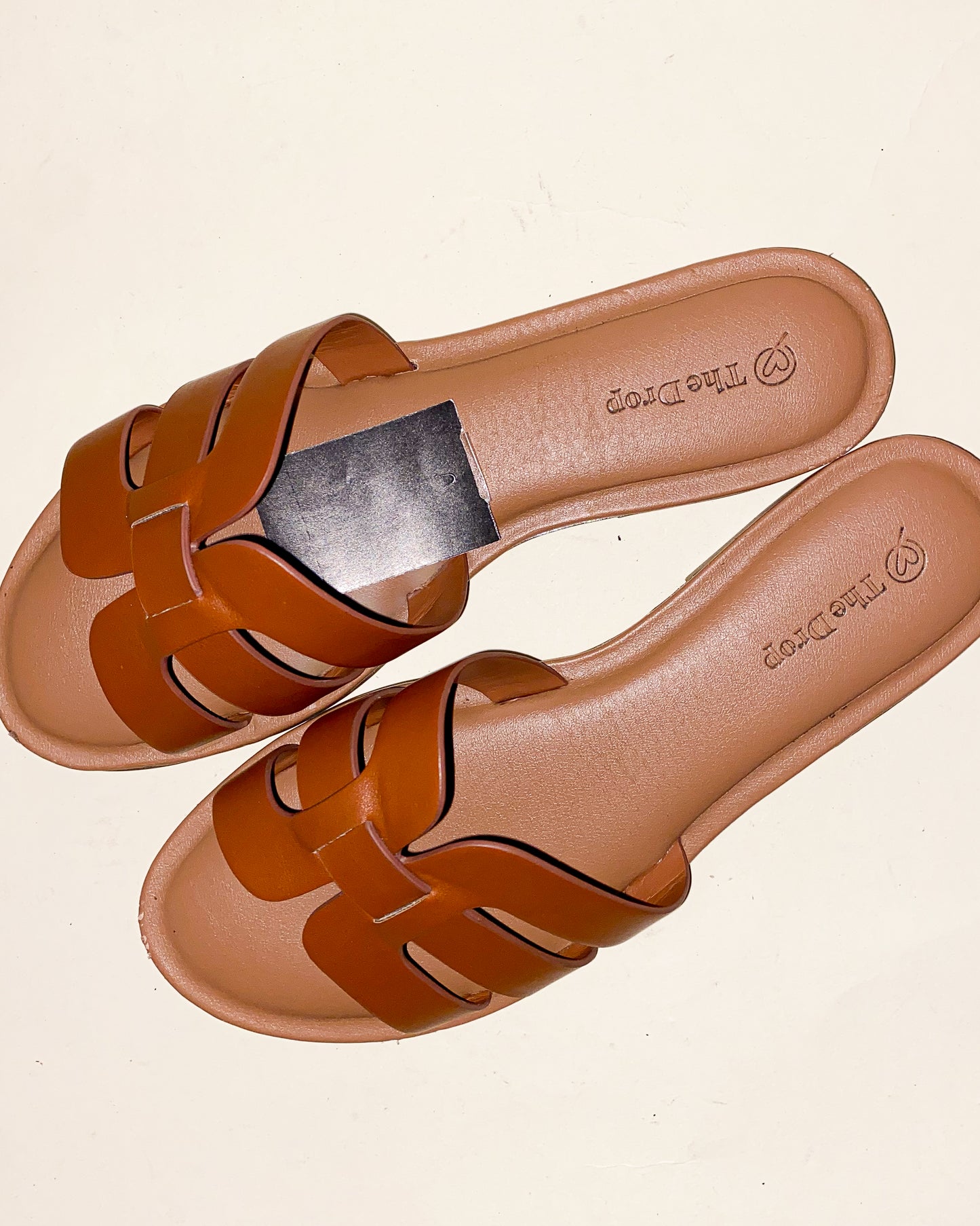 Faux Leather Strap Wrapped Sandals