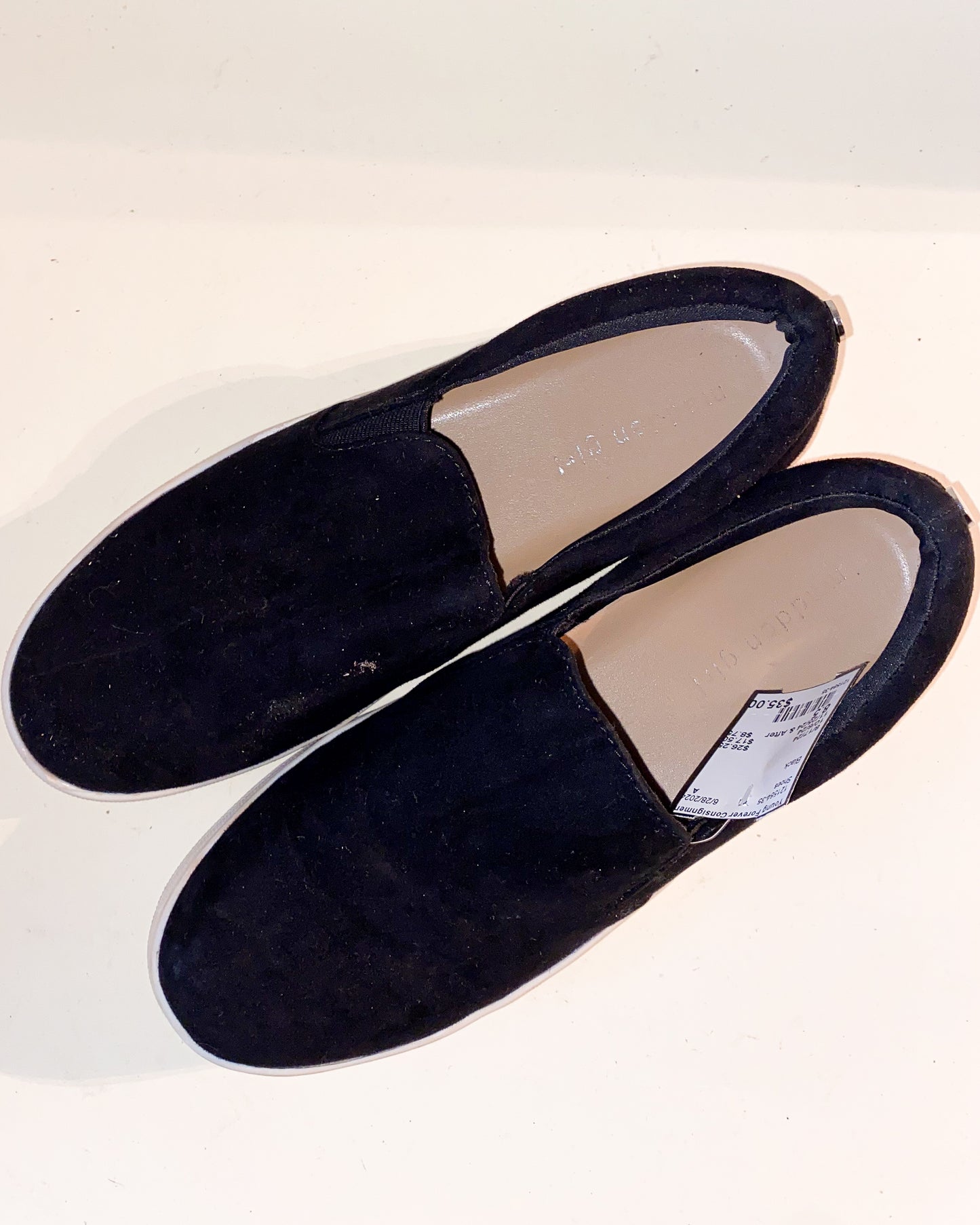 Madden Girl Black Fabric Loafers