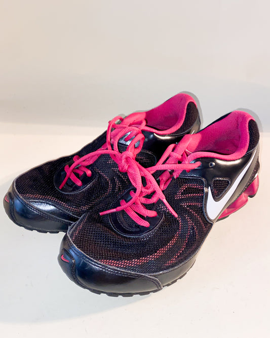 Nike Black and Pink Sneakers