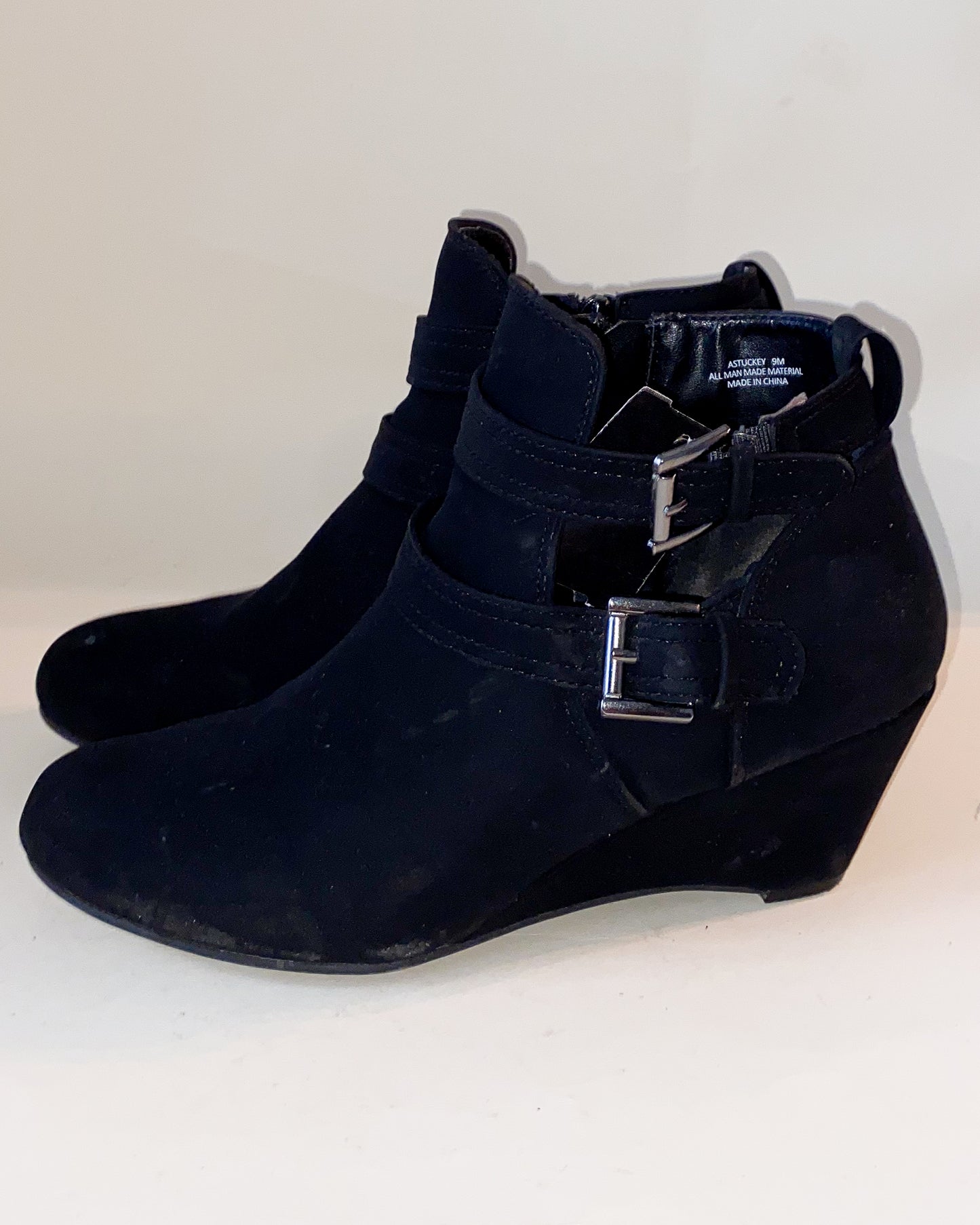 Black Buckle Boots