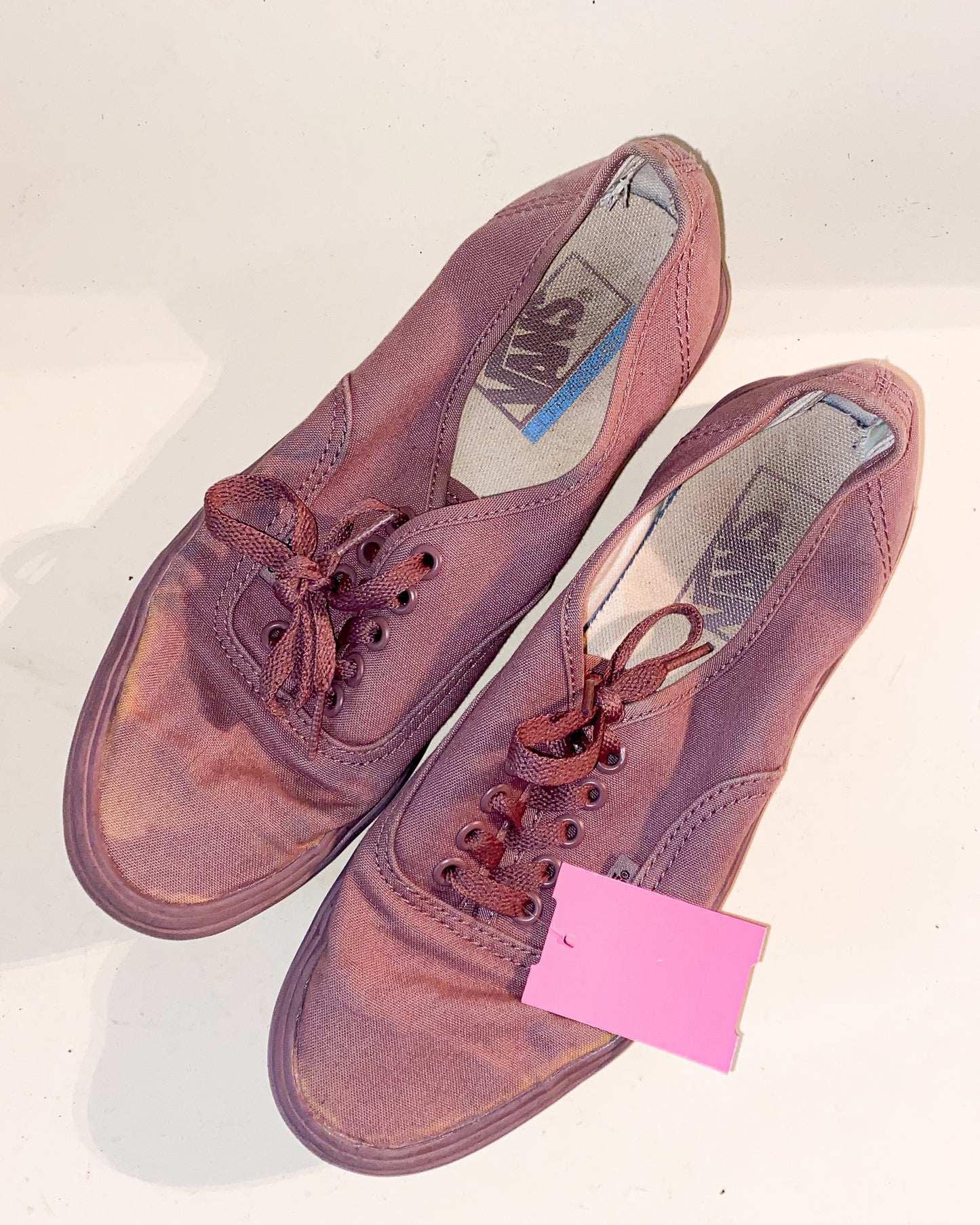 Mauve Lace Up Vans