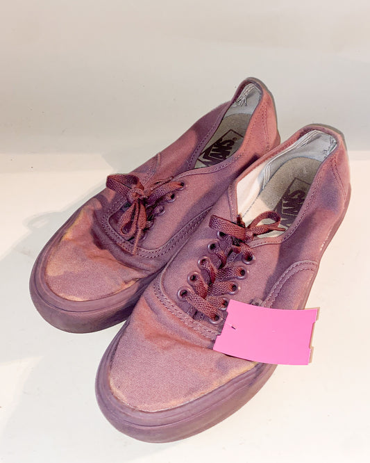 Mauve Lace Up Vans