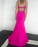 Faviana Hot Pink Prom Dress | size 00