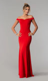 Size 12 | Red Off-The-Shoulder Gown