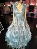 Sherri Hill Size 2 Light Blue Formal