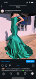 Jovani | size 2 | emerald green mermaid formal gown