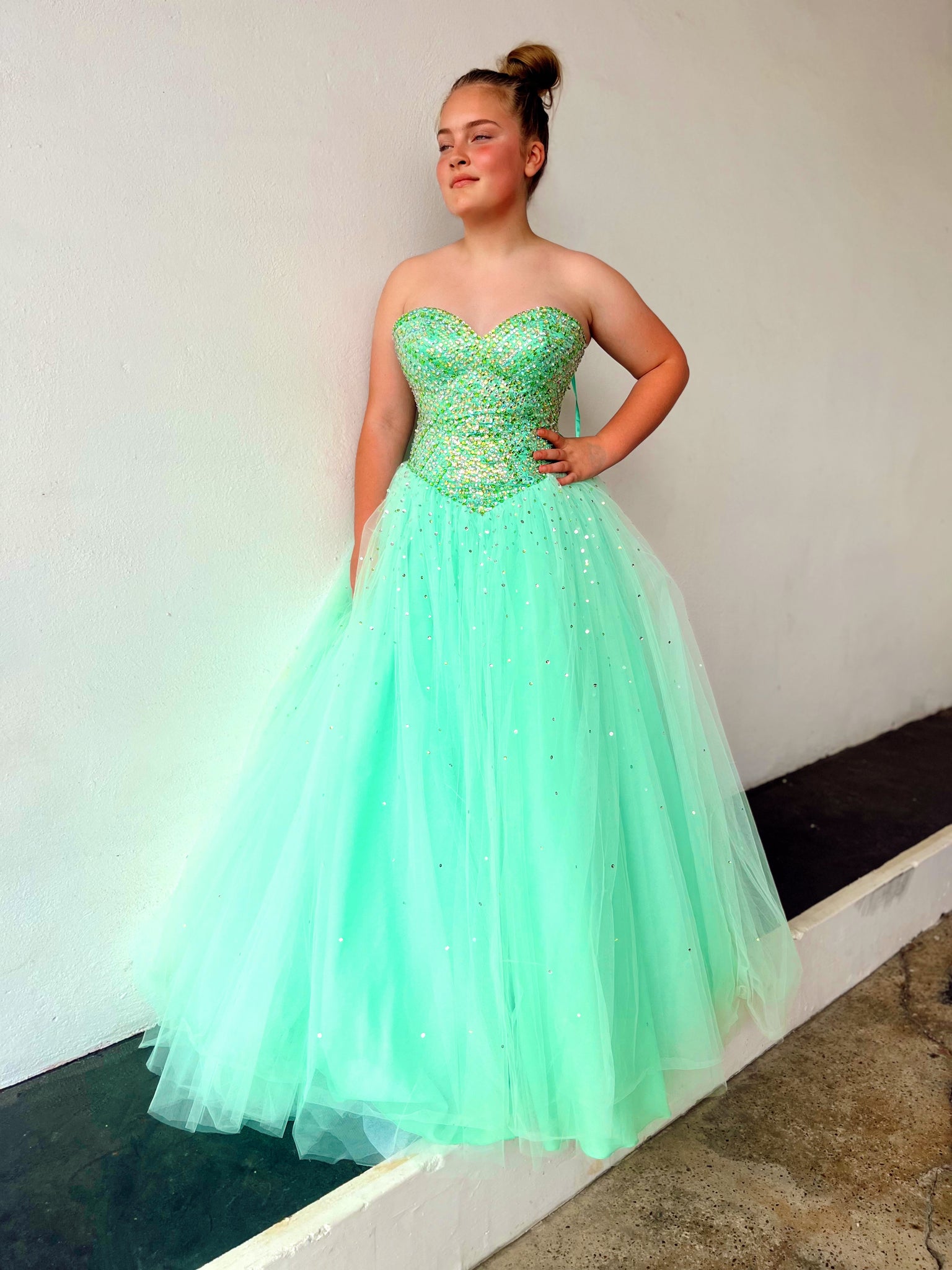 Morilee Size 8 Mint Green Formal Young Forever Consignment Morilee Size 8 Mint Green Formal Young Forever Consignment