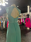 David’s Bridal | Size 0 | Turquoise Bridesmaid Dress