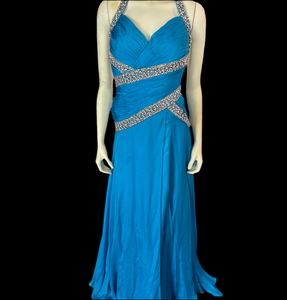Prima Donna Size 8 Blue Formal