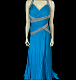 Prima Donna Size 8 Blue Formal