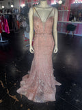 Jovani | size 6 | rose gold prom dress