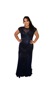Size 14/16 | Deep Navy Gown