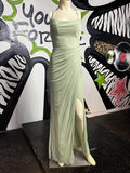 Azazie Green Formal Dress | size 0