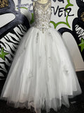 White Pageant Dress | size 0