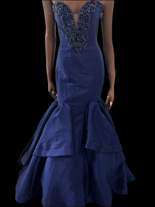 No Brand Size 8 Dark Blue Formal