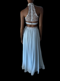 Sequin Heart Size 3 Light Blue 2pc Formal