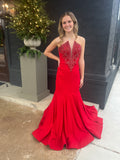 Royal We | size 4 | red mermaid formal dress