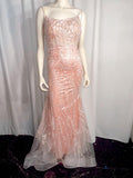 Sherri Hill | size 0 | blush pink lace formal