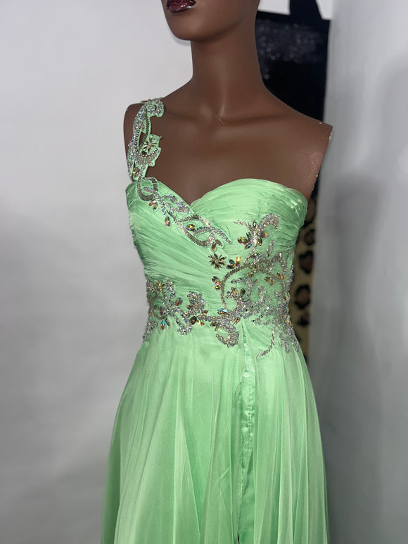 Prom Dress | Size 4 | Lime Green