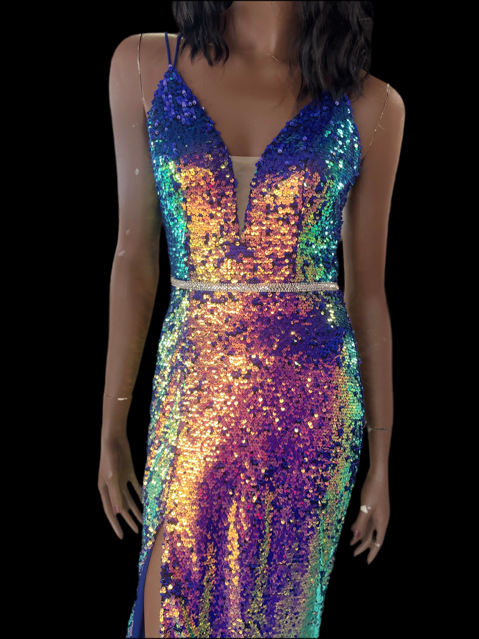 Cinderella Divine | XS | Multi-Colored Formal Dress Young Forever Consignment Cinderella Divine | XS | Multi-Colored Formal Dress Young Forever Consignment