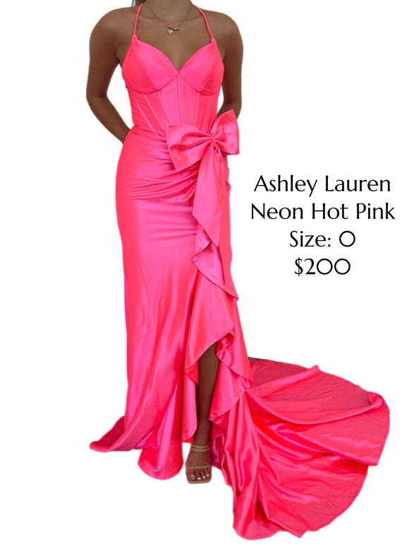 Ashley Lauren | Size 0 | Hot Pink