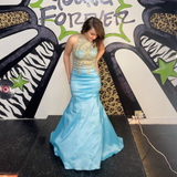 Prom Dress | Size 4 | Royal Queen Turquoise